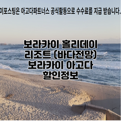 보라카이 홀리데이 리조트 (바다전망) 보라카이 아고다 할인정보