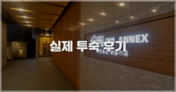 💬 실제 투숙 후기