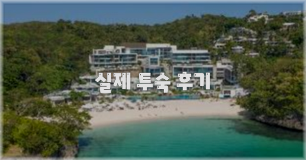 💬 실제 투숙 후기